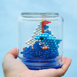 3D Sailboat and Dolphin